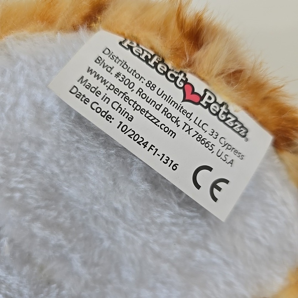 Perfect Petzzz Realistic Tabby Orange Cat Breathing Sleeping Pet Working - Picture 10 of 10